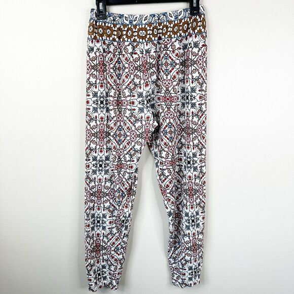 Xirena Pants Womens Small Printed Relaxed Peasant Boho Cottagecore Pockets - Picture 2 of 10